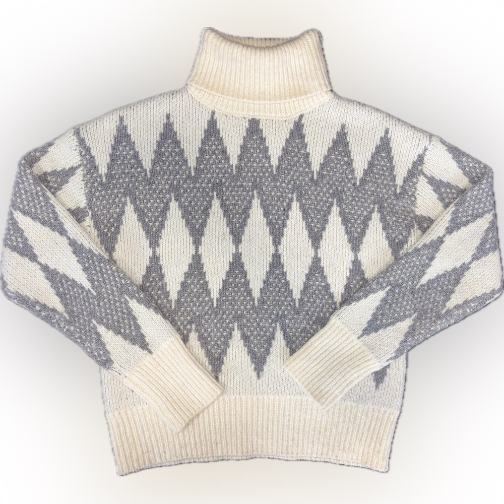 Industry Knit Argyle Sweater